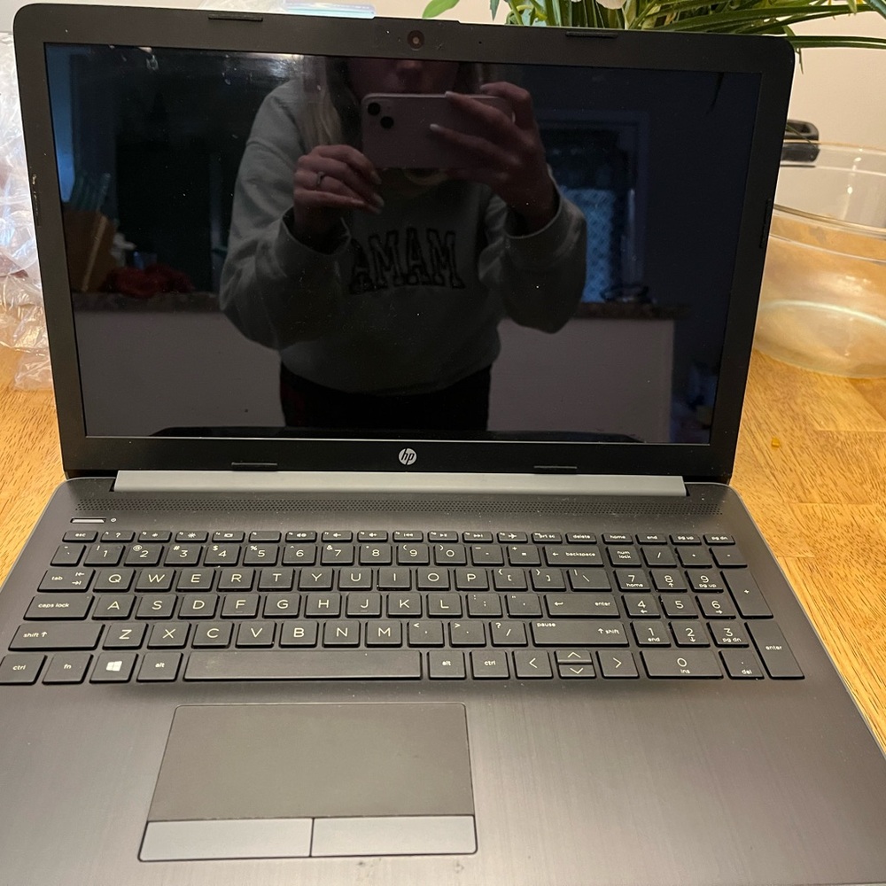 hp laptop with charger